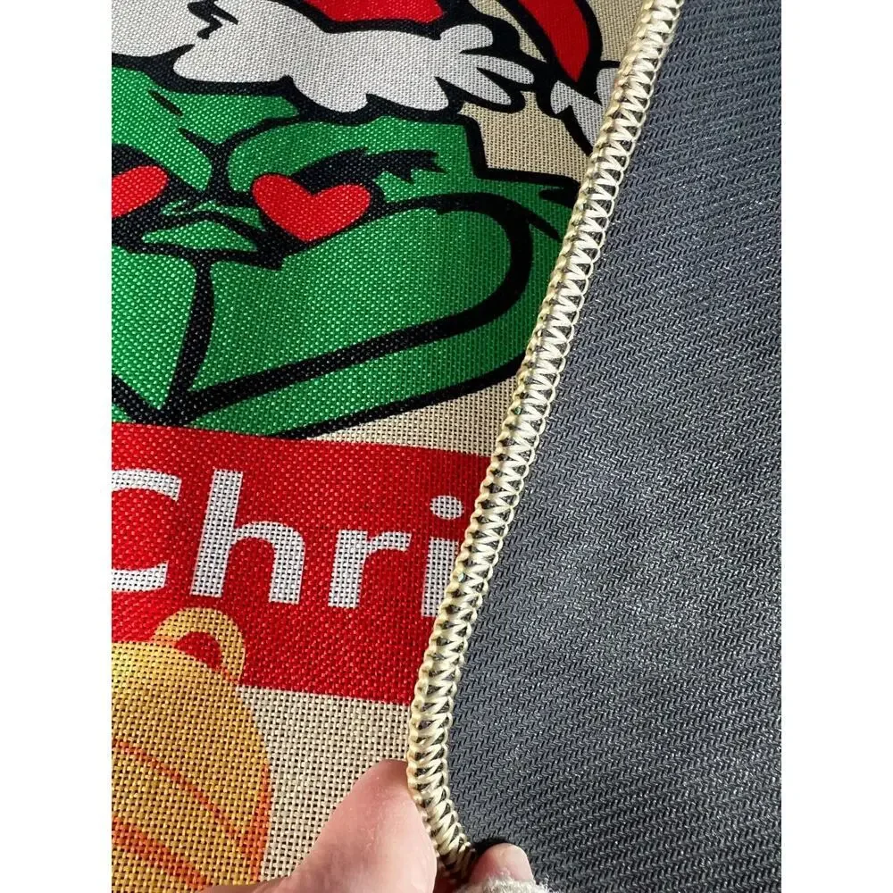 Grinch Christmas Doormat Outdoor Rubber Back 29x17 NEW Holiday Decor